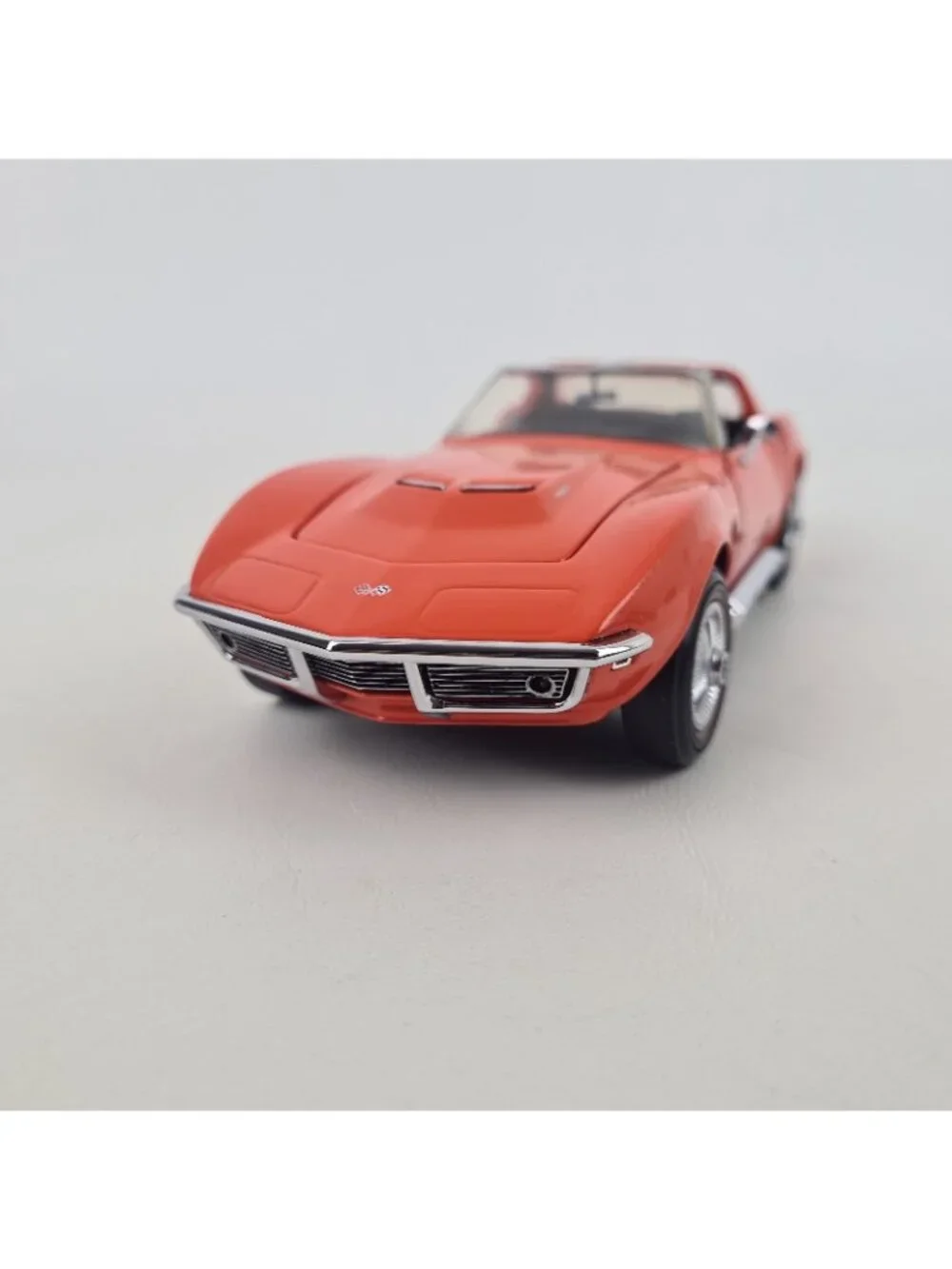 Franklin Mint Precision 1969 Chevrolet Corvette Orange 1:24 Die Cast B11VB57